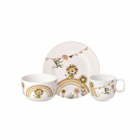 Villeroy & Boch 1486738427 Geschirrset 3 Stück(e) Porzellan Mehrfarbig, Weiß