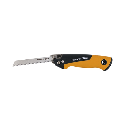 Fiskars 1062934 Handsäge Baumsäge 15 cm Schwarz, Silber, Gelb
