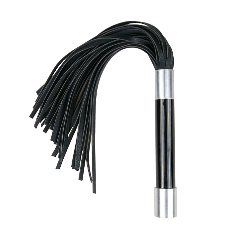 EasyToys Fetish Collection Riemenpeitsche mit Metallgriff