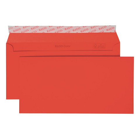 Elco 74617.92 Briefumschlag C6/C5 (114 x 229 mm) Rot