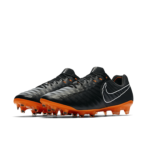 Nike Tiempo Legend VII Elite FG Fußball Männlich Schwarz, Orange, Weiß