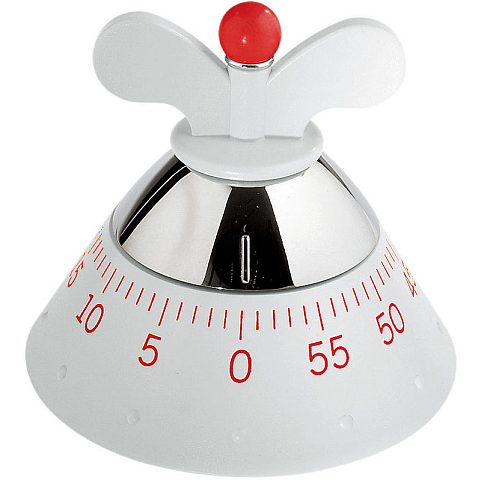 Alessi A09 W Küchen-Timer Weiß