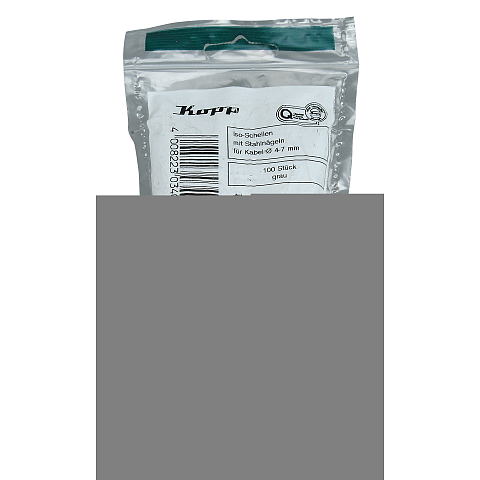Kopp 345504087 Kabelklammer Grau 100 Stück(e)