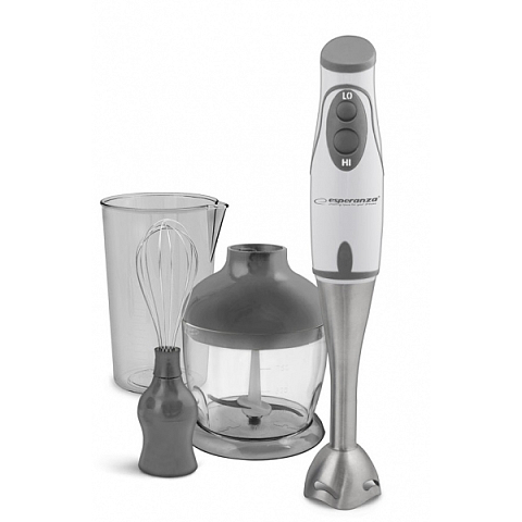 Esperanza EKM003E Mixer 0,75 l Pürierstab 450 W Grau, Weiß