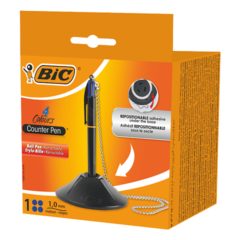 BIC 527507 Kugelschreiber Blau Kugelschreiber mit Druckeinzugsmechanik Medium 1 Stück(e)