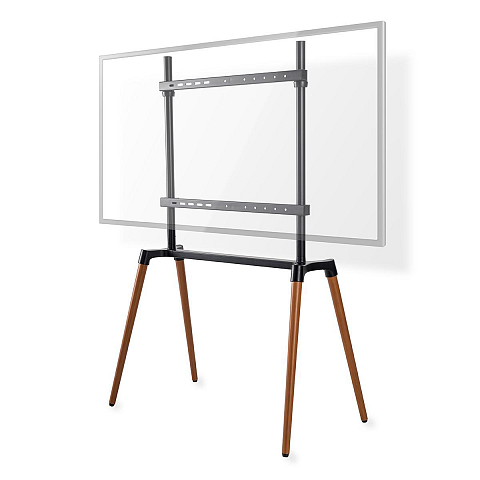 Nedis TVSM7250BK TV-Halterung 190,5 cm (75") Schwarz, Braun