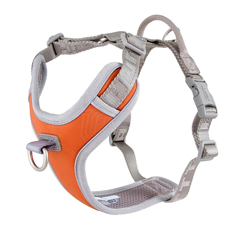 Hurtta HU-934064 Hunde-/Katzengeschirr Grau, Orange Polyester Hund Zugfreier Gurt