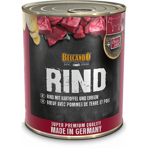Belcando 513145 Hunde-Dosenfutter Rind, Kartoffel Adult 800 g