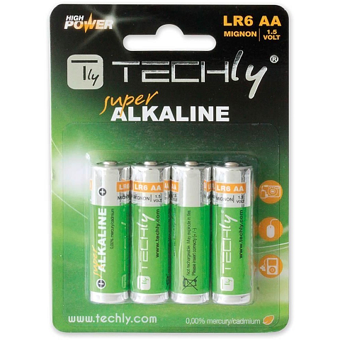 Techly LR06 AA 1.5V Einwegbatterie Alkali