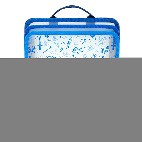 Step by Step Faltbare Heftbox Blau