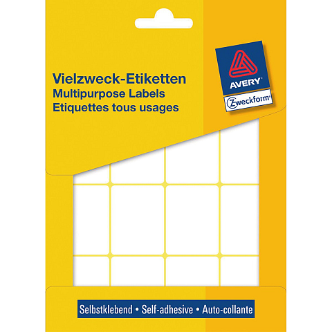 Avery Mini-Organisations-Etiketten, weiß, 38 x 29 mm, permanent