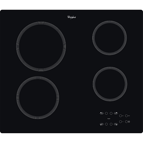 Whirlpool AKT 801/NE Schwarz Integriert 58 cm Zonen-Induktionskochfeld 4 Zone(n)