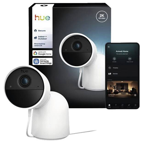 Philips Hue Secure Kamera 2K Dome Drinnen 2048 x 1080 Pixel Tisch/Bank
