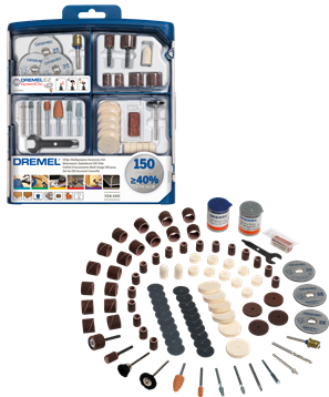 Dremel Mehrzweck-Zubehörset 150 Teile (724)
