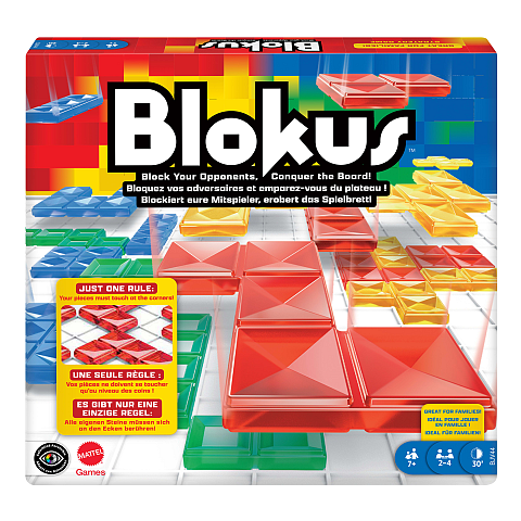 Games Mattel Blokus, Gesellschaftsspiel, Strategiespiel, Kinderspiel