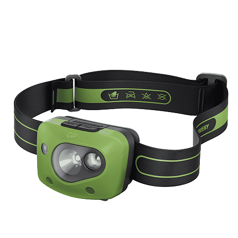 GP Batteries CH43 Schwarz, Grün Stirnband-Taschenlampe LED