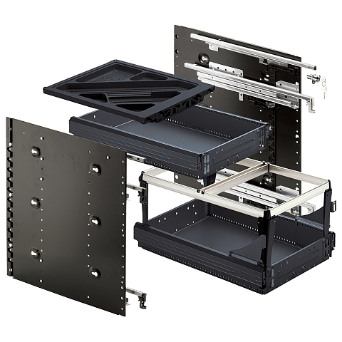 Hettich 9078607 Schubladenrolle & -schiene