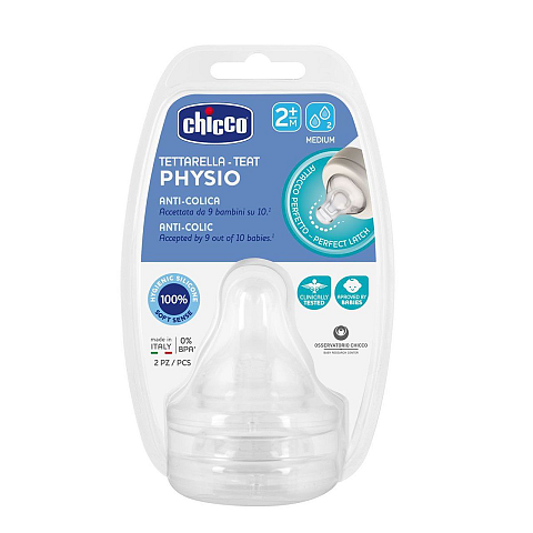 Chicco 00020323000000 Babyflaschenaufsatz Silikon Kieferorthopädisch