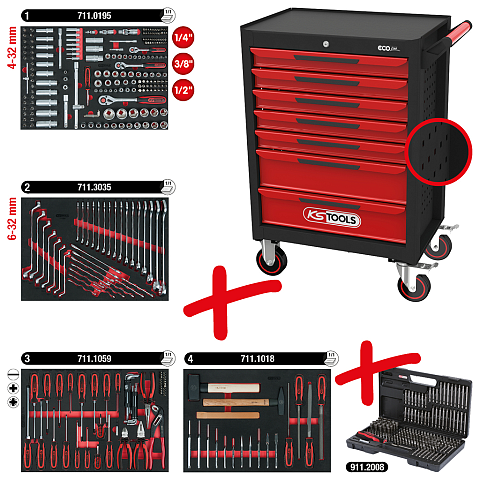 KS Tools 897.7515 Werkzeugwagen