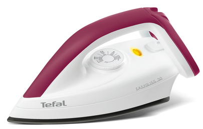Tefal EasyGliss FS4030 Trocken-Bügeleisen Durilium Bügelsohle 1200 W Burgund, Weiß