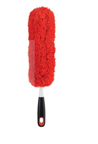 OXO Microfiber Hand Duster Mikrofaser Schwarz, Rot, Weiß