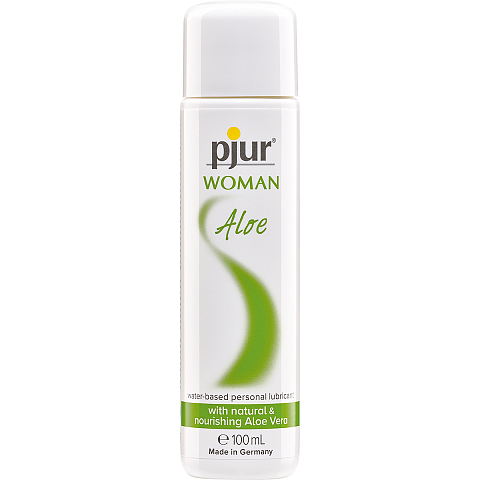pjur Woman Aloe Sexspielzeug, Vaginal 100 ml 100 g Gleitmittel auf Wasserbasis