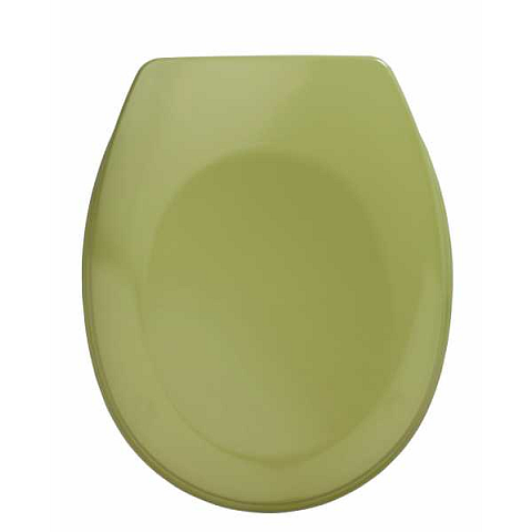 WENKO 19514100 Harter Toilettensitz Duroplast Grün