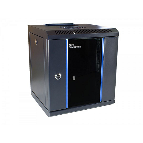 Alcasa GC-R0102 Rack 6U Wandmontiertes Regal Schwarz