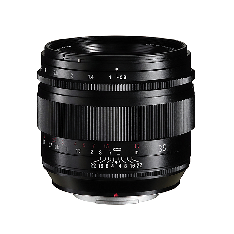 Voigtländer 35mm / 1:0,9 Nokton Standardobjektiv Schwarz
