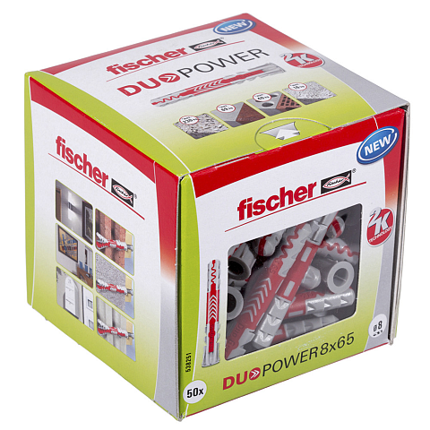 Fischer DUOPOWER 8 x 65 Spreizdübel 65 mm