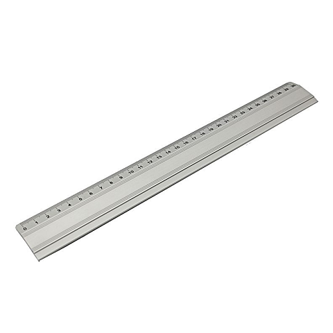 Wedo 52 5330 Lineal Schreibtisch-Lineal 300 mm Aluminium 1 Stück(e)