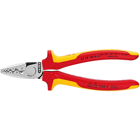 Knipex 97 78 180 Kabel-Crimper Kombinationswerkzeug