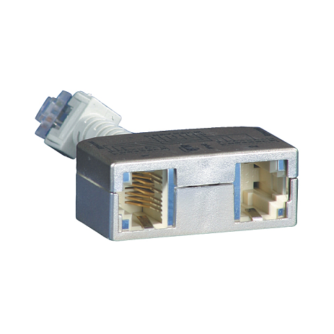 BTR NETCOM pnp 3 Netzwerksplitter Silber