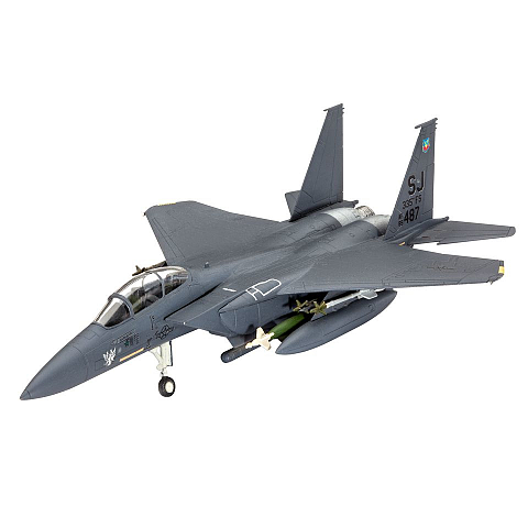 Revell F-15E Strike Eagle & bombs Starrflügelflugzeug-Modell Montagesatz 1:144