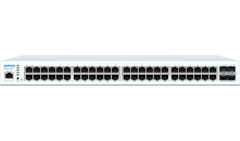 Sophos CS110-48P Managed Gigabit Ethernet (10/100/1000) Power over Ethernet (PoE) 1U Silber