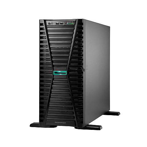 HPE ProLiant ML110 Gen11 4510 12-core 1P 64GB-R MR408i-o 8SFF 2x480GB SSD 2x1000W RPS EU Server