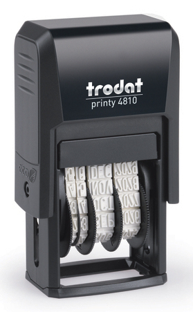 Trodat 4810 Firmenstempel Traditionell Datumsstempel