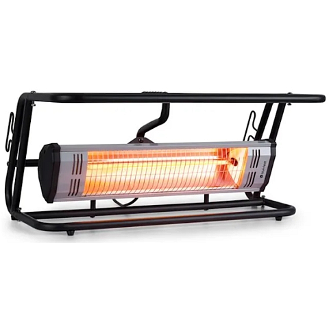 Blumfeldt Team Mate Draußen Schwarz, Silber 1500 W Infrarot-Heizlüfter