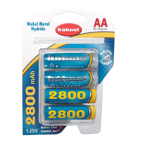 Hahnel AA Ni-MH 2800mAh Wiederaufladbarer Akku Nickel-Metallhydrid (NiMH)