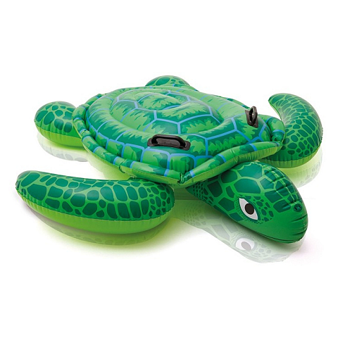 Intex 57524 Aufblasbares Spielzeug für Pool & Strand Grün Abbildung Vinyl Aufsitz-Schwimmer