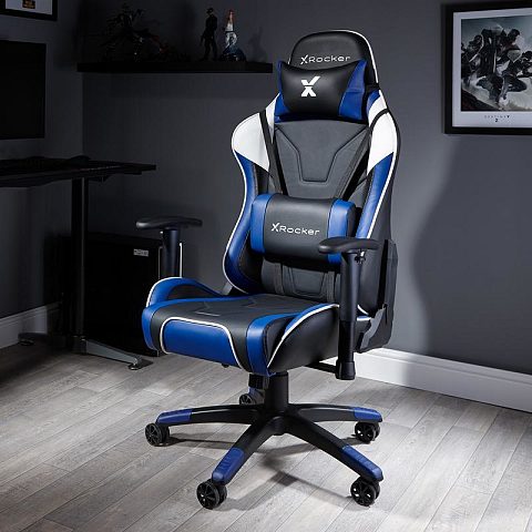 X Rocker Agility eSports Gepolsterter Sitz Gepolsterte Rückenlehne