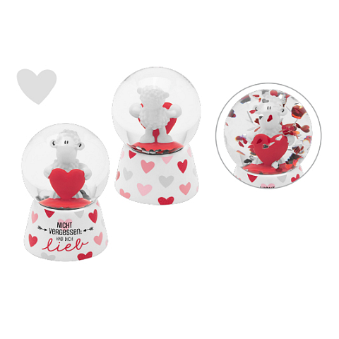 Sheepworld 48522 Schneekugel Weihnachten