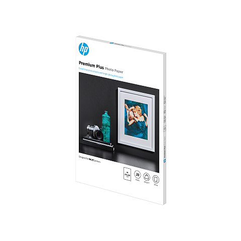 HP Premium Plus Fotopapier glänzend - 20 Blatt/A4/210 x 297 mm