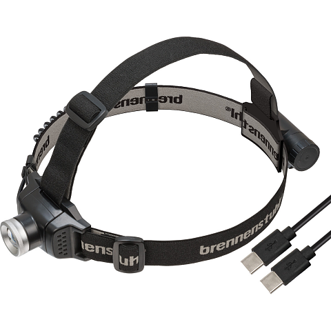 Brennenstuhl 1177300010 Taschenlampe Schwarz, Grau Stirnband-Taschenlampe LED