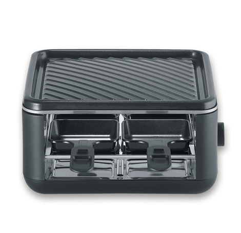 Severin RG 2360 Raclette Grill 4 Person(en) 800 W Schwarz