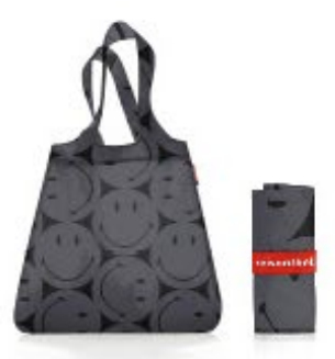 Reisenthel mini maxi Schwarz, Grau Stoffbeutel