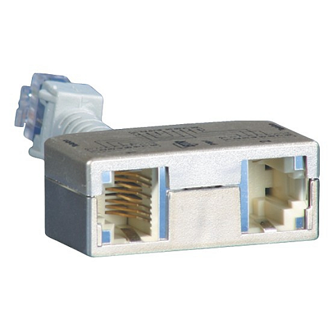 BTR NETCOM Cable sharing Adapter pnp 1 Netzwerksplitter Silber