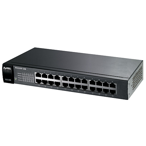 Zyxel ES1100-24E Unmanaged Schwarz