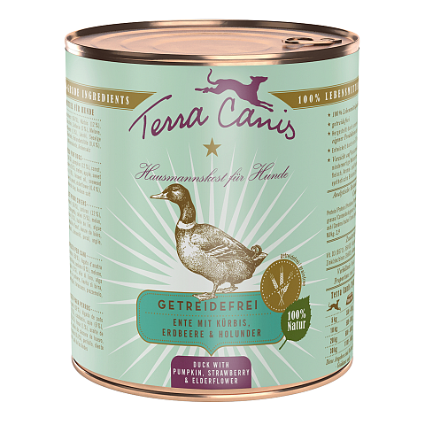 Terra Canis Ente mit Kürbis, Erdbeere und Holunder