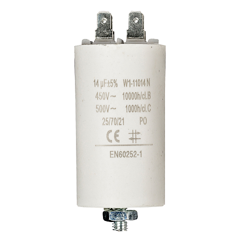 Fixapart W1-11014N Kondensator Weiß Fixed capacitor Zylindrische
